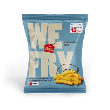 Картофель фри WE FRY, замороженный, предобжаренный