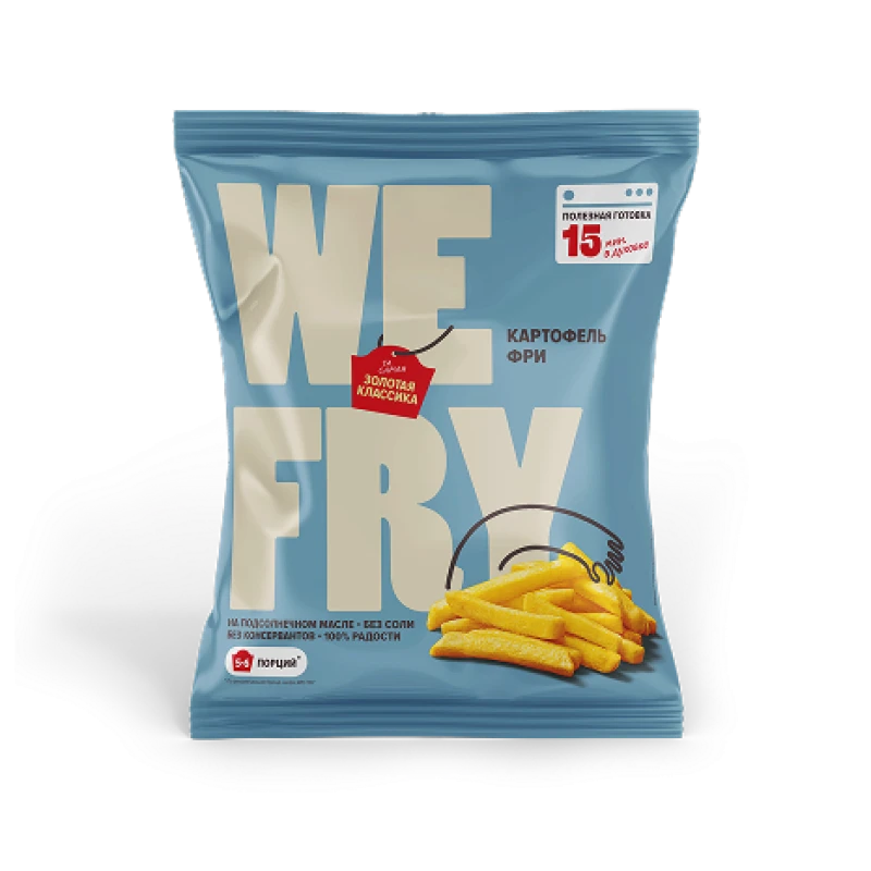 Картофель фри WE FRY, замороженный, предобжаренный