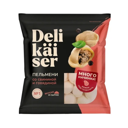 Пельмени со свининой и говядиной Delikaiser