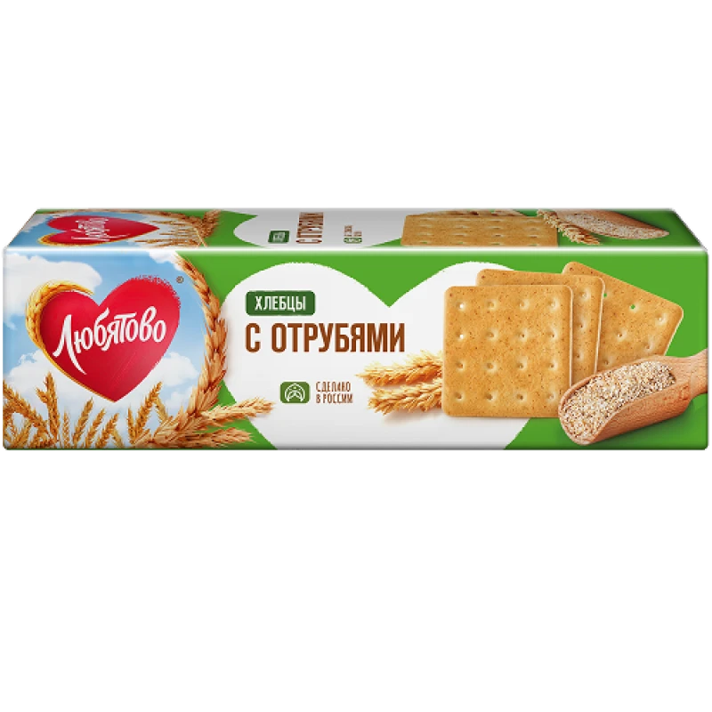 Хлебцы с отрубями Любятово