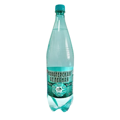 Вода минеральная Новотерская целебная лечебно-столовая газированная