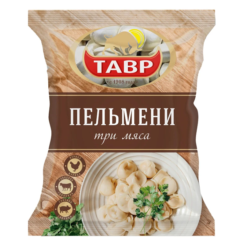 Пельмени Три мяса Тавр