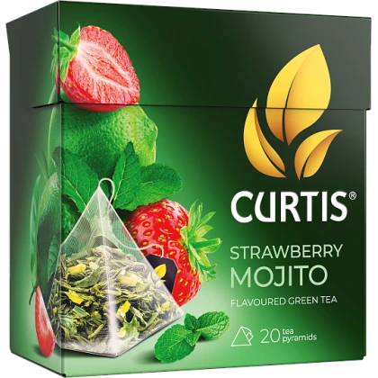 Чай зеленый Curtis Strawberry Mojito