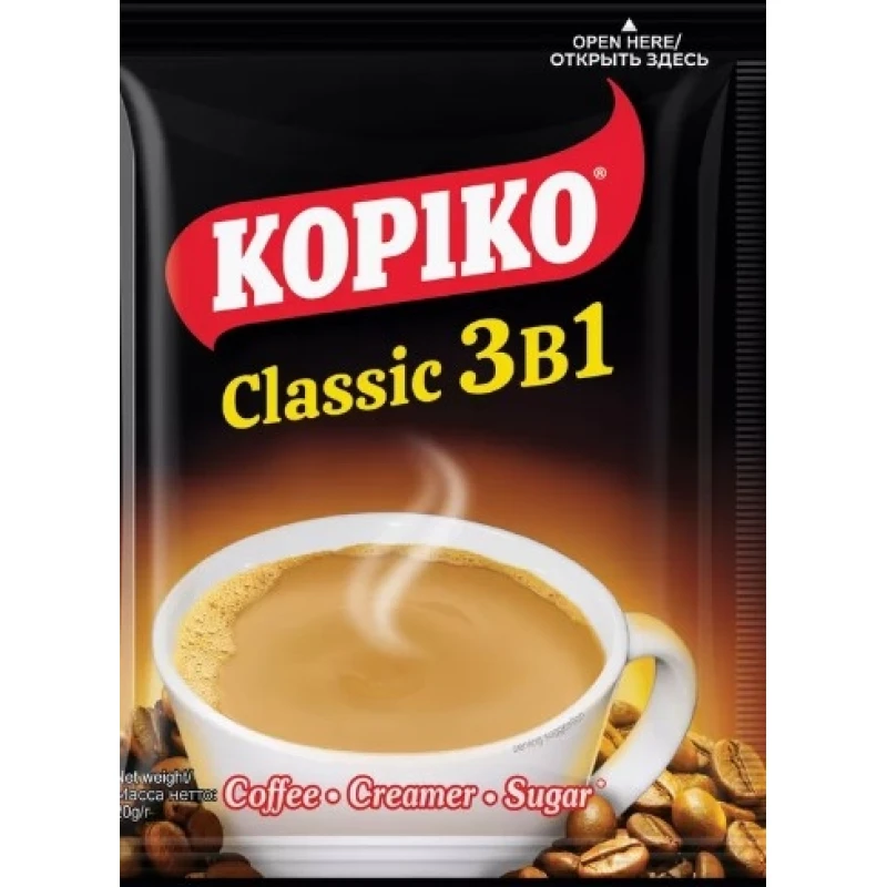 Кофейный напиток KOPIKO CLASSIC 3INONE BAG