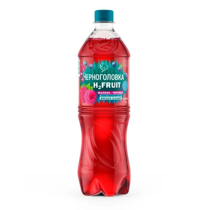 Напиток среднегазированный безалкогольный Черноголовка H2Fruit Малина-Черника