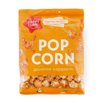 Воздушная кукуруза Happy Corn Двойная карамель