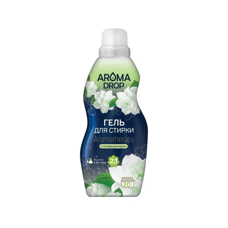Гель для стирки AROMA DROP 2 в 1 Aromatherapy Жасмин и Ветивер
