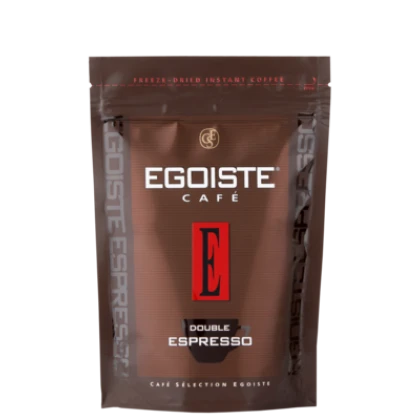 Кофе EGOISTE Double Espresso растворимый сублимированный