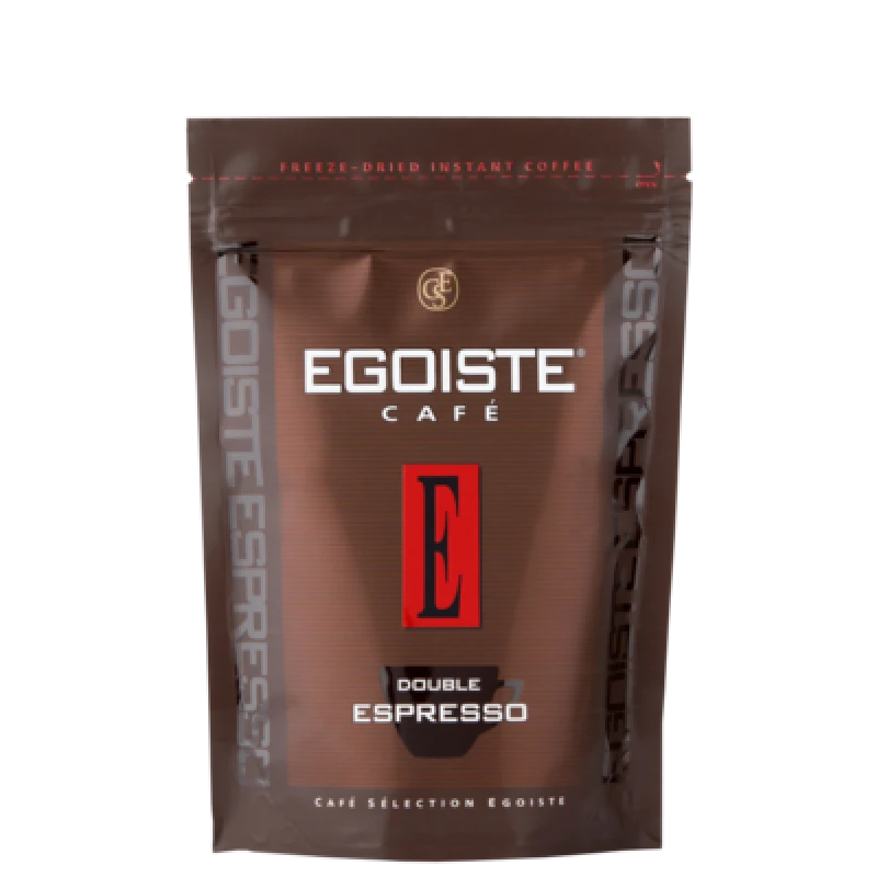Кофе EGOISTE Double Espresso растворимый сублимированный