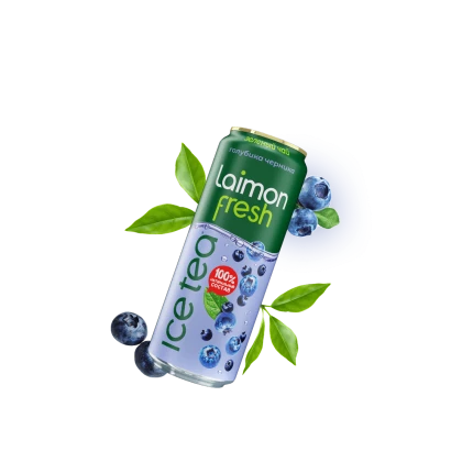 Напиток Laimon Fresh Зеленый чай Голубика-черника