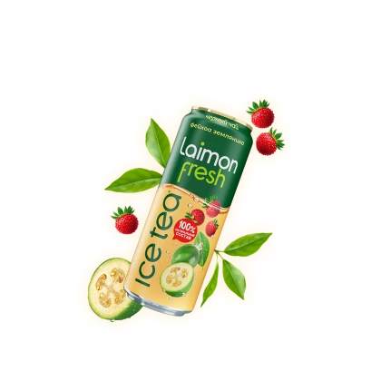 Напиток Laimon Fresh Черный чай Фейхоа-земляника