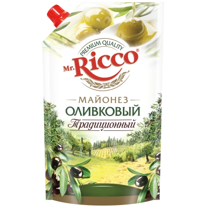 Майонез Mr.Ricco Оливковый Традиционный 50%