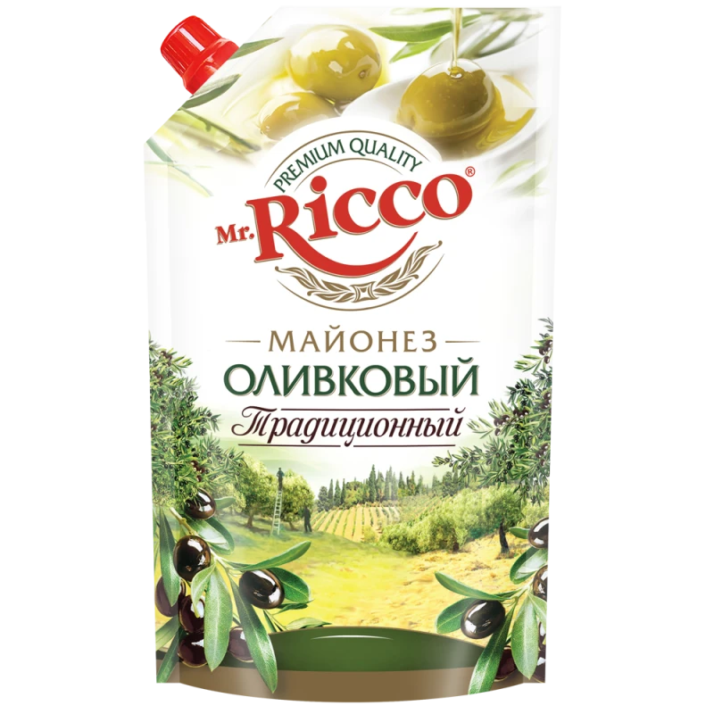Майонез Mr.Ricco Оливковый Традиционный 50%