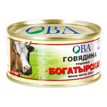 Говядина Богатырская ОВА МСР СТО