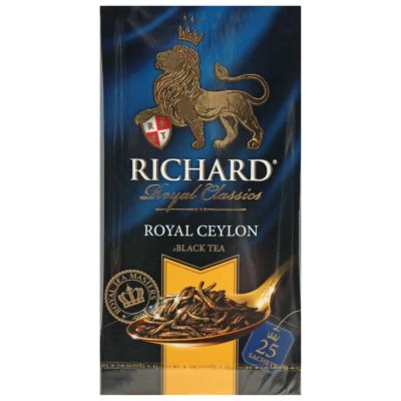 Чай Richard Royal Ceylon черный, 25 пакетиков