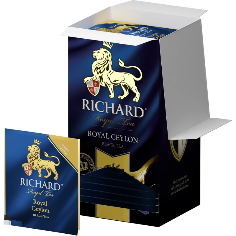 Чай Richard Royal Ceylon черный, 25 пакетиков