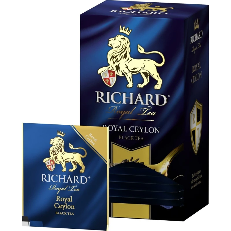 Чай Richard Royal Ceylon черный, 25 пакетиков