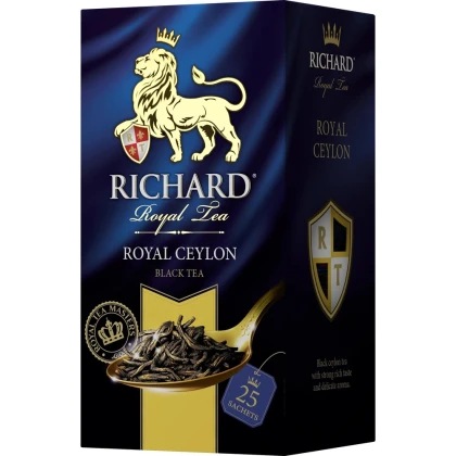 Чай Richard Royal Ceylon черный, 25 пакетиков
