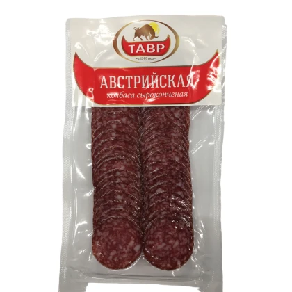 Колбаса Австрийская с/к п/с МП в/у Тавр нарезка