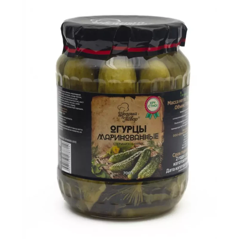 Огурцы Щедрый Повар маринованные