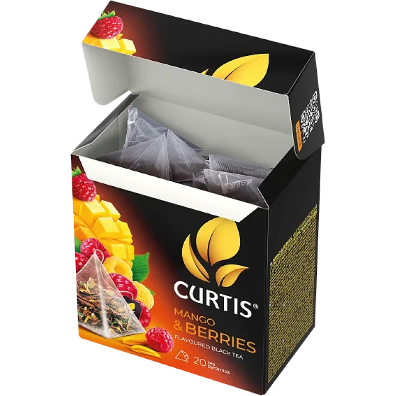 Чай Curtis Mango & Berries черный в пирамидках