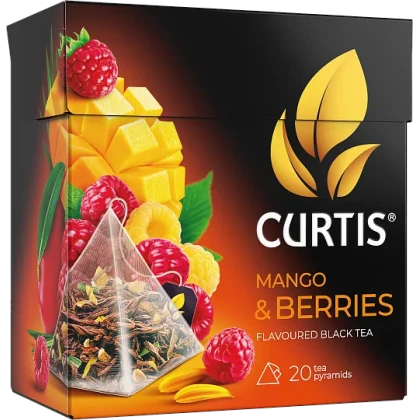 Чай Curtis Mango & Berries черный в пирамидках