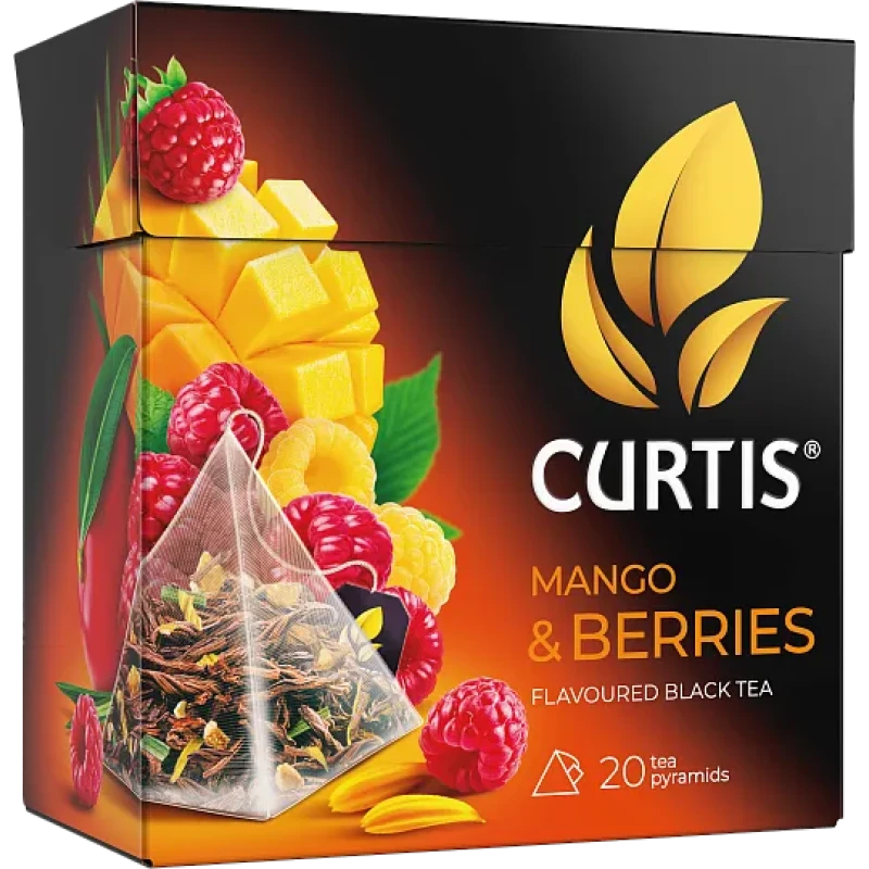 Чай Curtis Mango & Berries черный в пирамидках