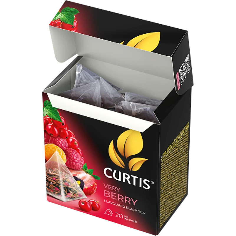 Чай Curtis Very Berry черный 20 пирамидок