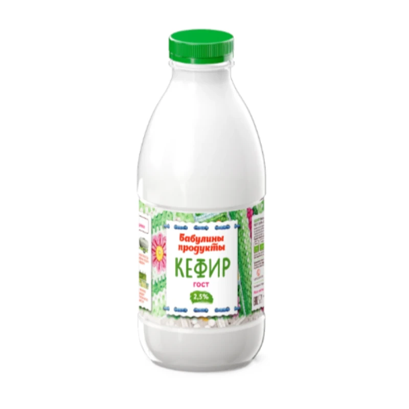 Кефир Бабулины продукты 2,5%