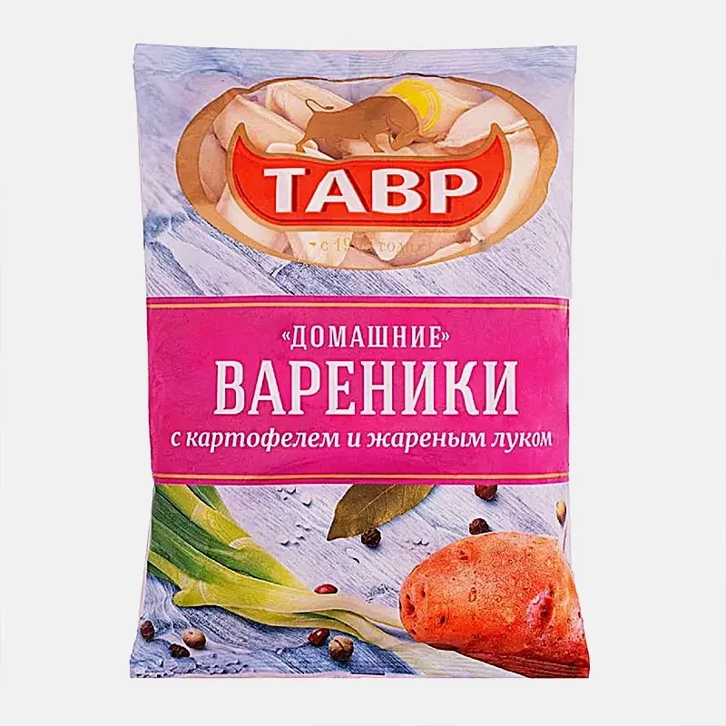 Вареники Тавр Домашние с картофелем и жареным луком