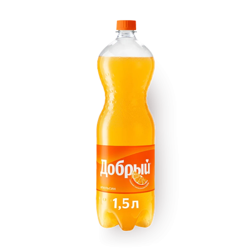 Напиток безалкогольный сильногазированный Добрый Апельсин с витамином С