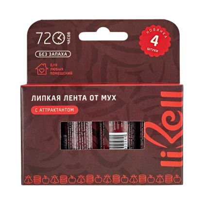 Липкая лента от мух с аттрактантом Libell 4 шт