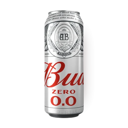 Пивной напиток BUD безалкогольный светлый пастеризованный
