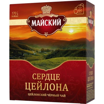Чай Майский Сердце Цейлона чёрный пакетированный