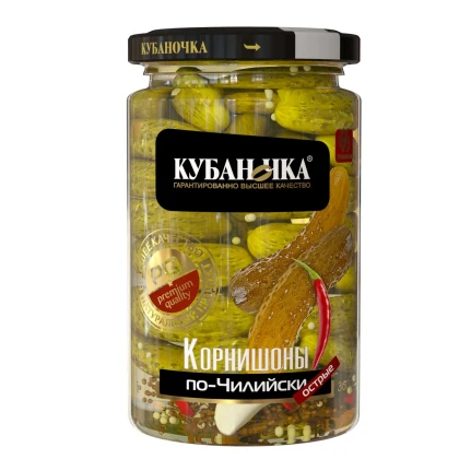 Корнишоны Кубаночка «По-Чилийски» 3–6 см