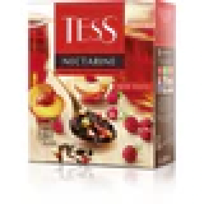 Чай TESS Nectarine черный с персиком и земляникой