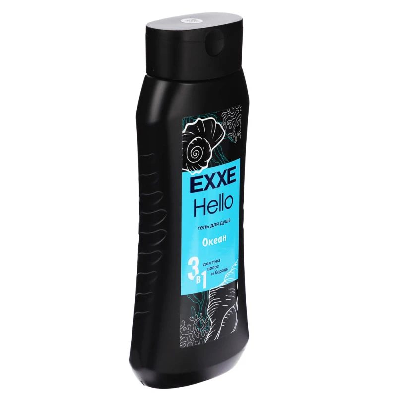 Гель для душа мужской EXXE Hello 3в1 Океан