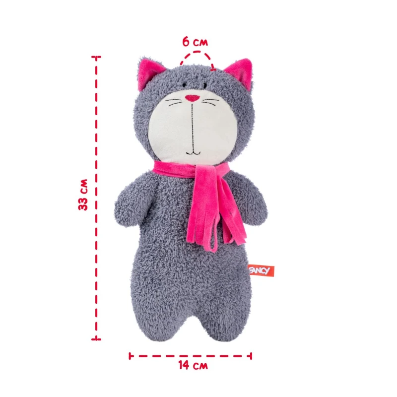 Игрушка подарочная мягкая Кот FANCY KUDK01