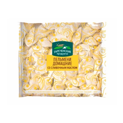Пельмени Зареченские продукты Домашние со сливочным маслом