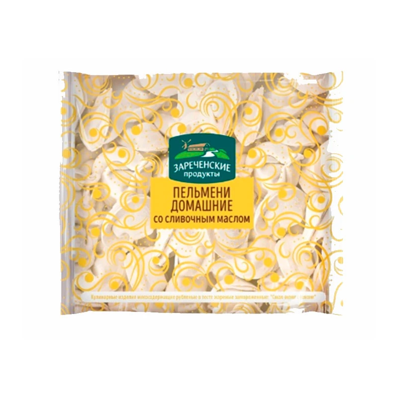 Пельмени Зареченские продукты Домашние со сливочным маслом