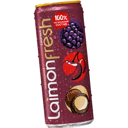 Лимонад Laimon Fresh Дикая вишня-Ежевика-Макадамия